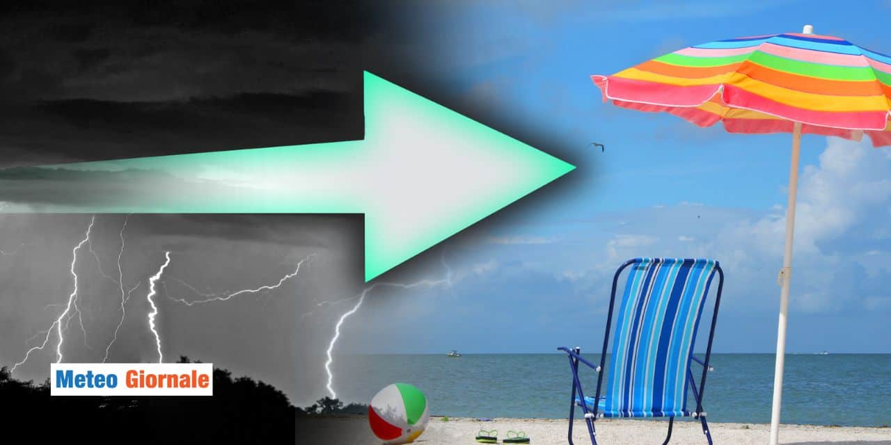 Meteo: caldo afoso al termine, il refrigerio è servito