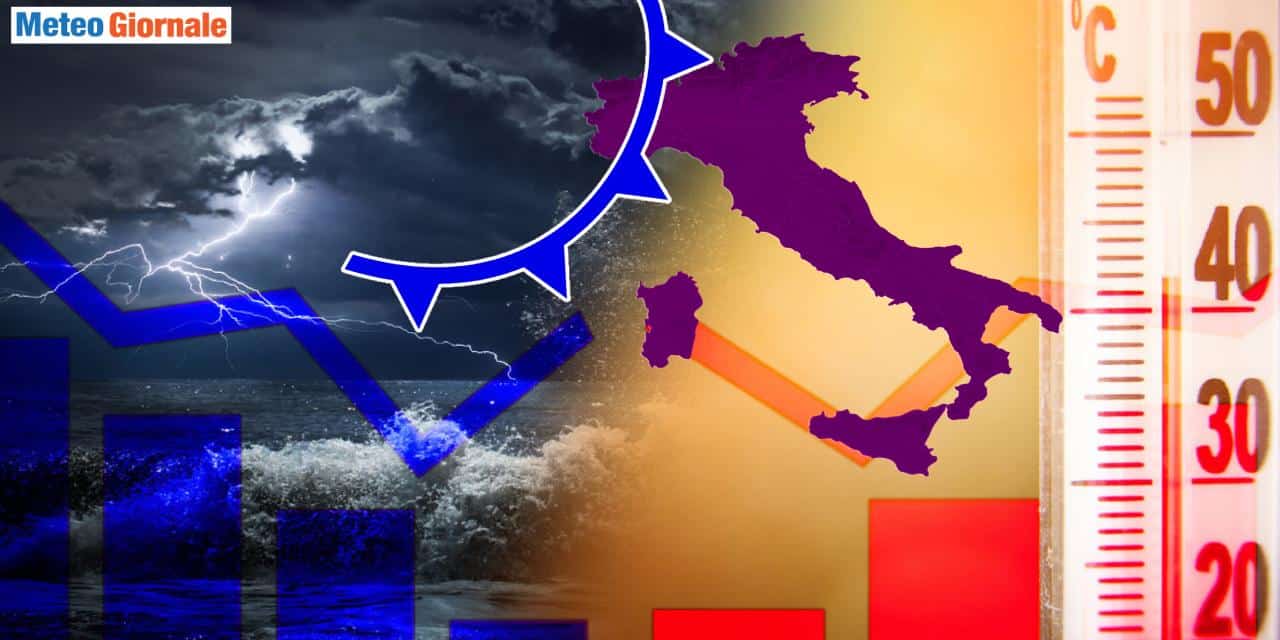 Meteo: ribaltone per fine Luglio, il grande caldo sarà spazzato via