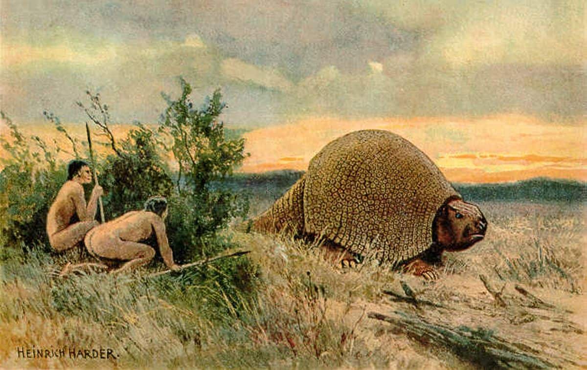 Resti di armadillo gigante indicano presenza umana in Sud America 21 mila anni fa