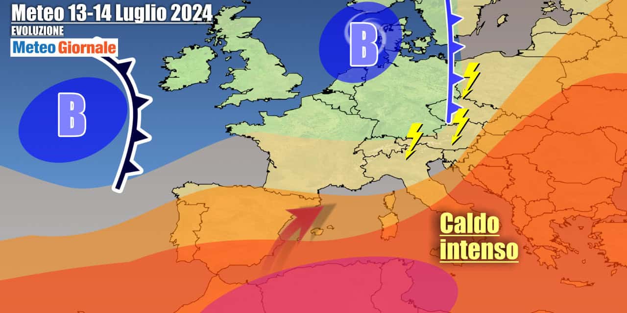 Meteo Italia: Estate Africana a pieno regime, ma arrivano temporali al Nord