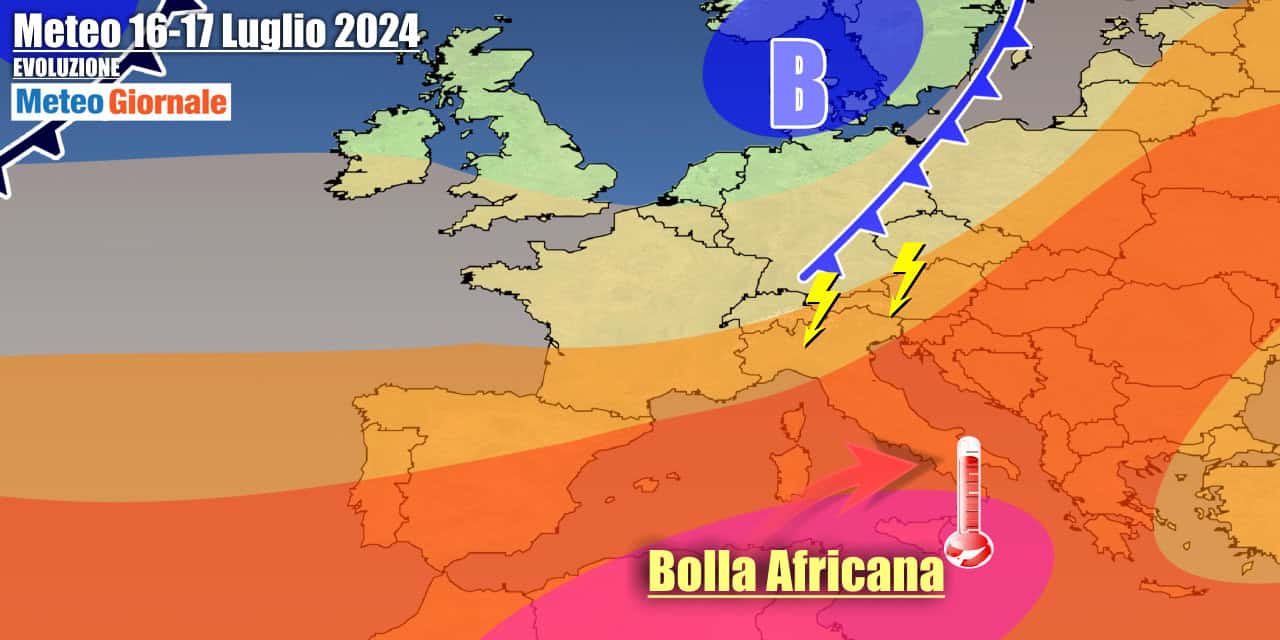 Meteo Italia: settimana di fuoco con picchi sopra 40 gradi, poi novità