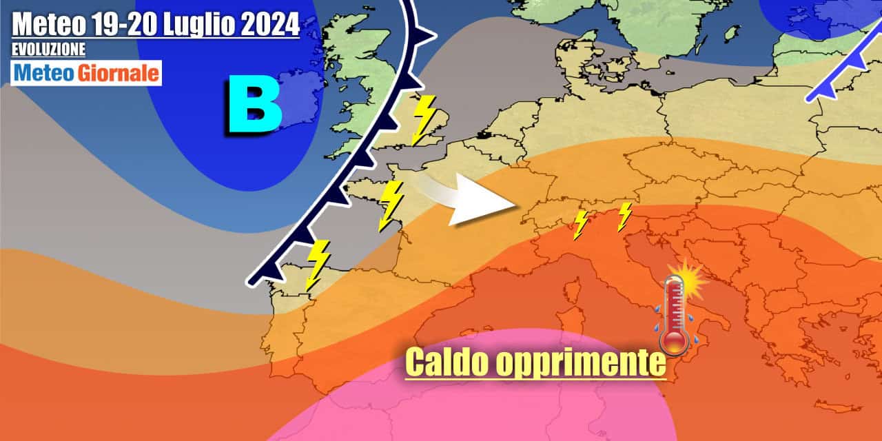 Meteo Italia: dal weekend primi temporali, poi stop al caldo africano