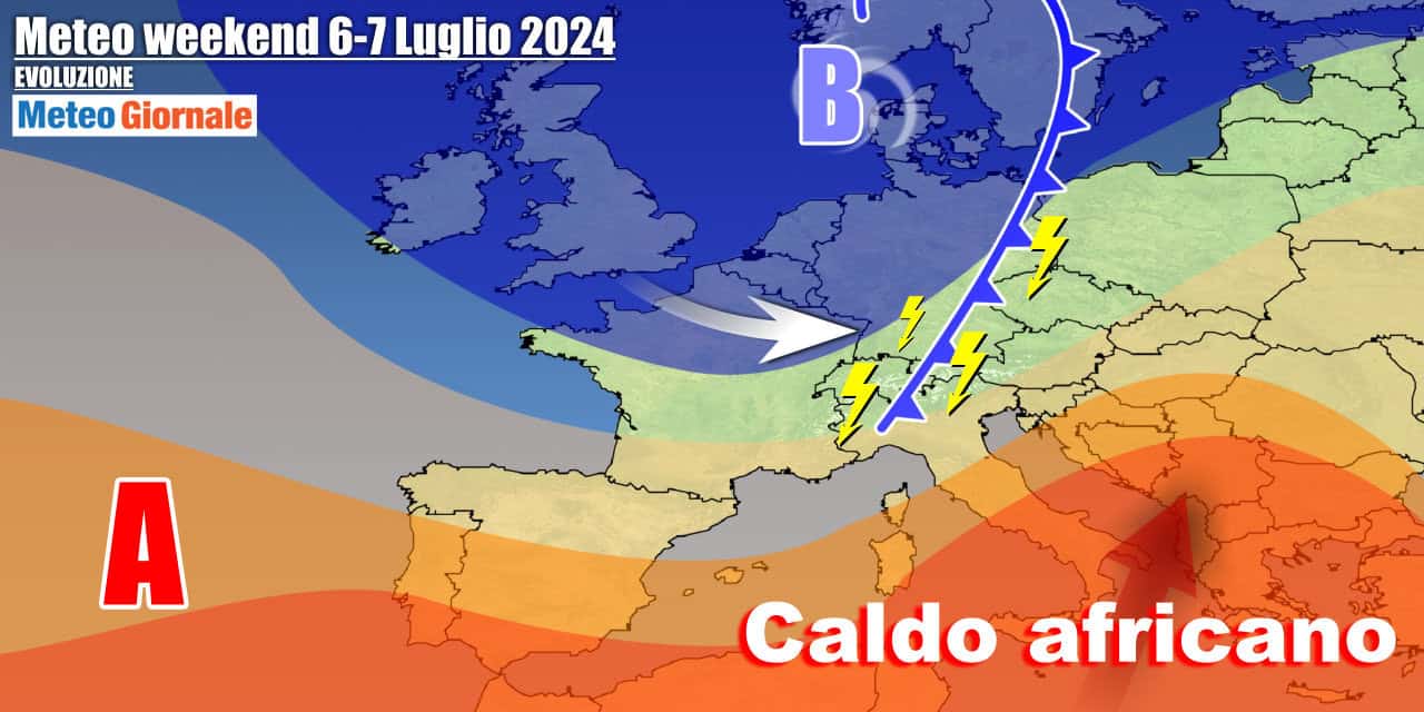 Meteo Italia: riecco il caldo africano, ma occhio ai temporali del weekend