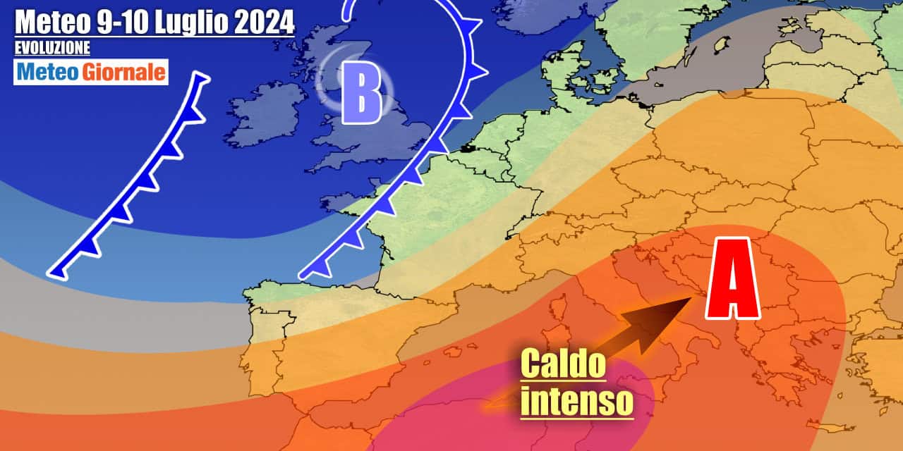 Meteo Italia: avanza l’Anticiclone africano, super caldo dominerà a lungo