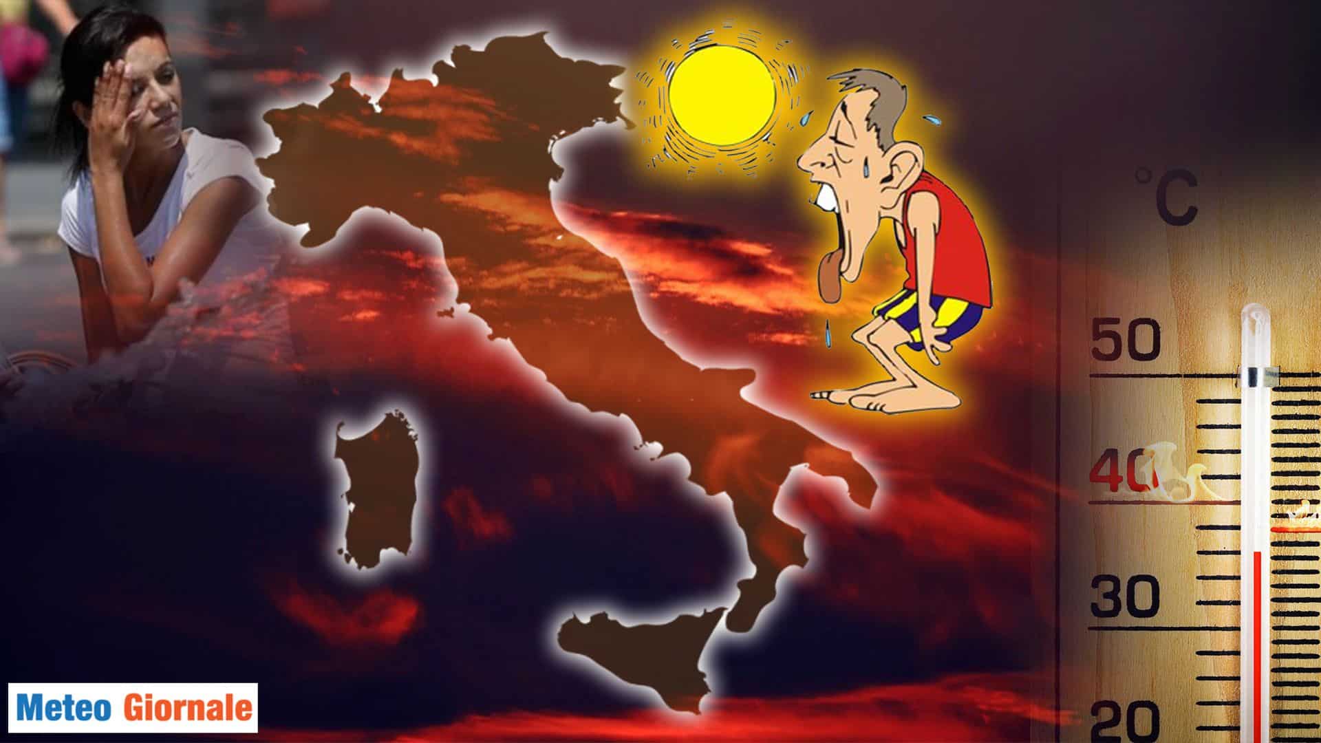 Meteo, temperature roventi in arrivo: caldo insopportabile entro metà Luglio in Italia