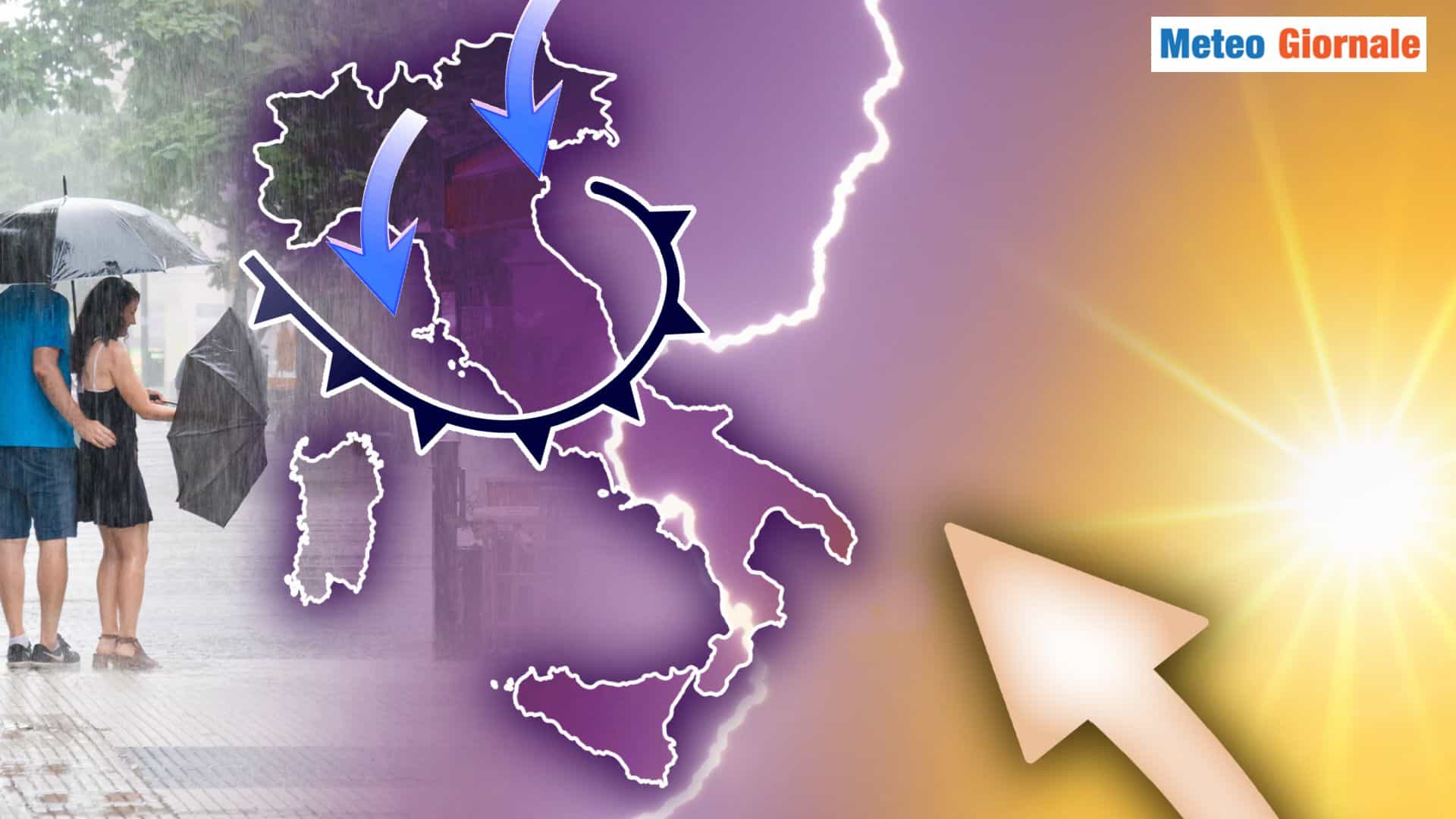 Imminente SCOSSONE meteo di Luglio, traccerà le sorti della prosecuzione dell'Estate