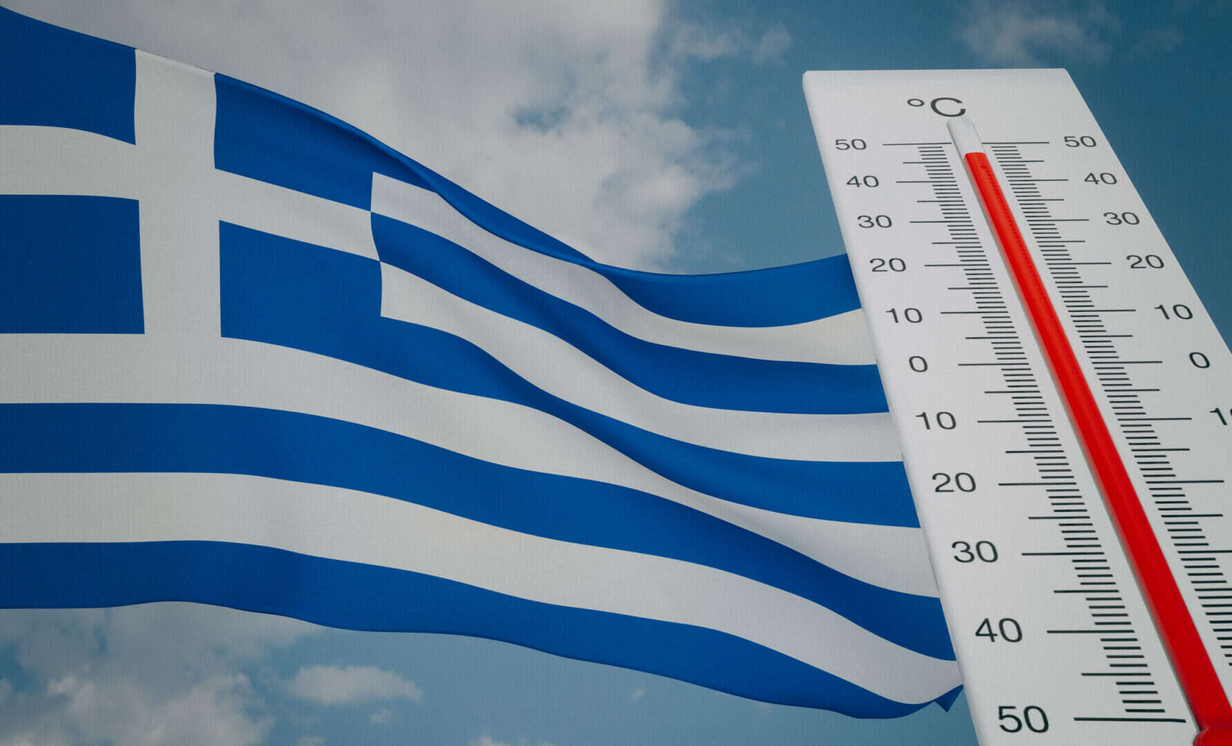 Grecia: continua l’ondata di caldo: temperature record in tutto il paese