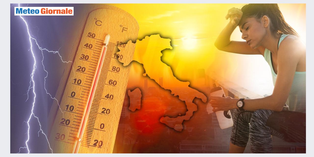 Caldo opprimente e primi temporali nel weekend