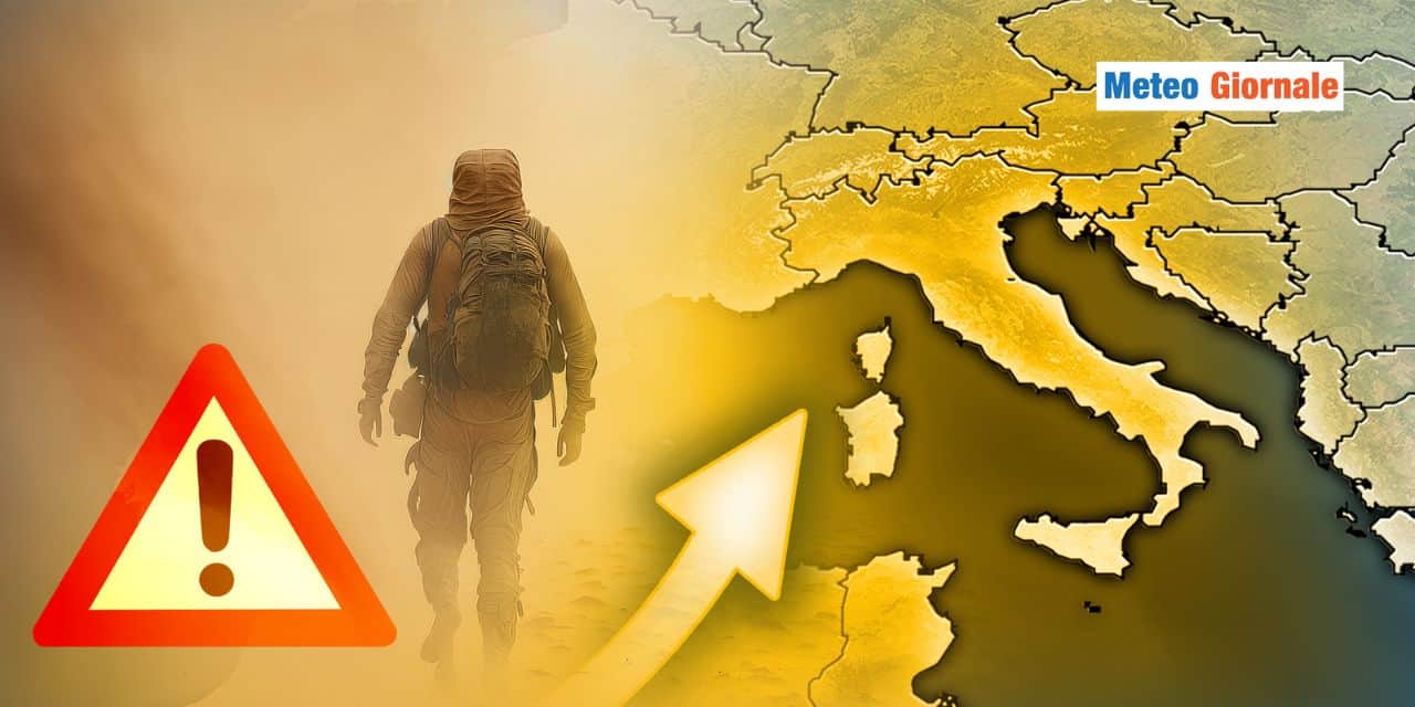 Meteo: cieli sporchi e piogge piene di sabbia, ecco dove