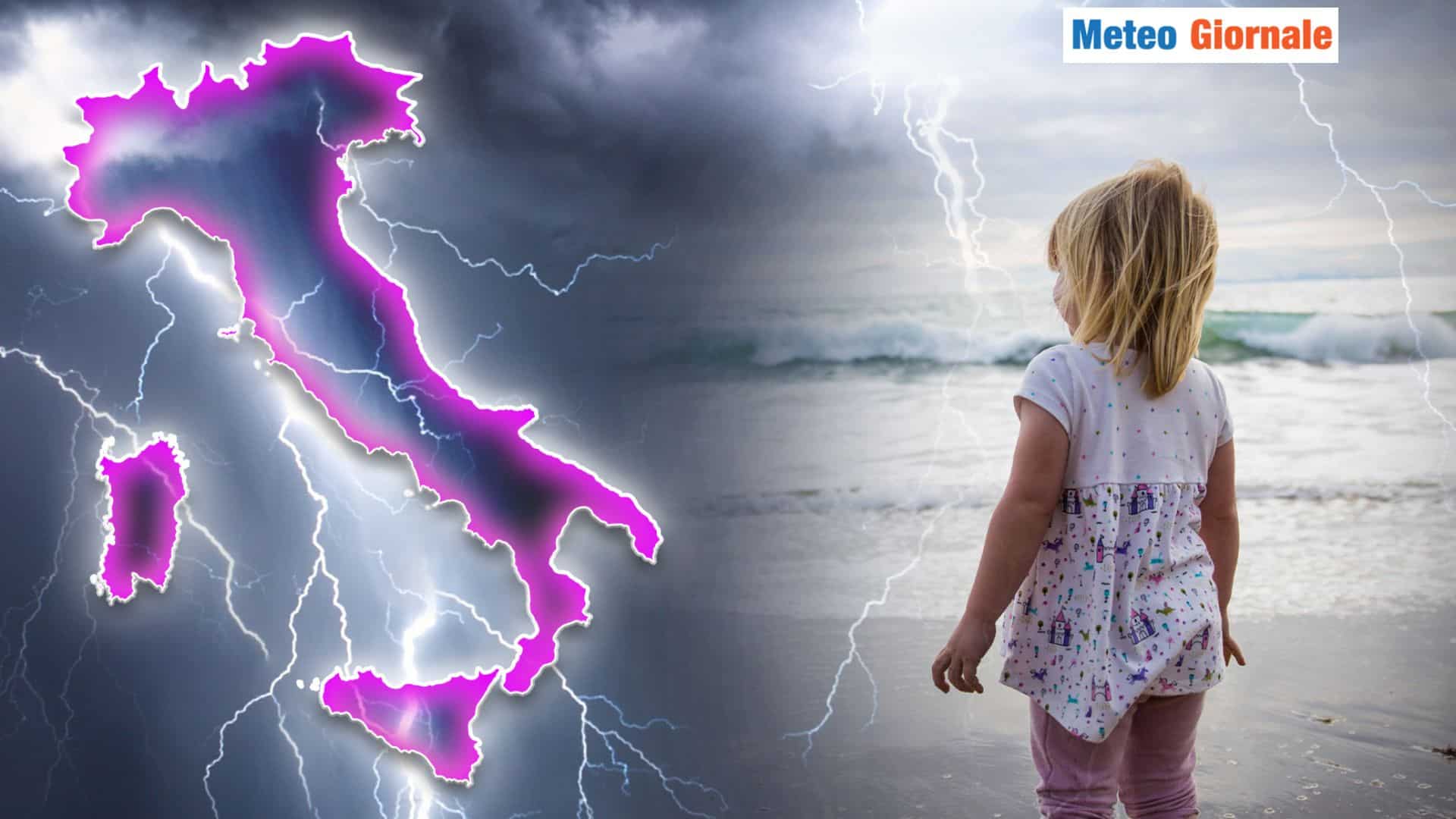 Meteo dal Caldo ROVENTE in Italia, fin 40 gradi vicino Roma. Ma sta per FINIRE