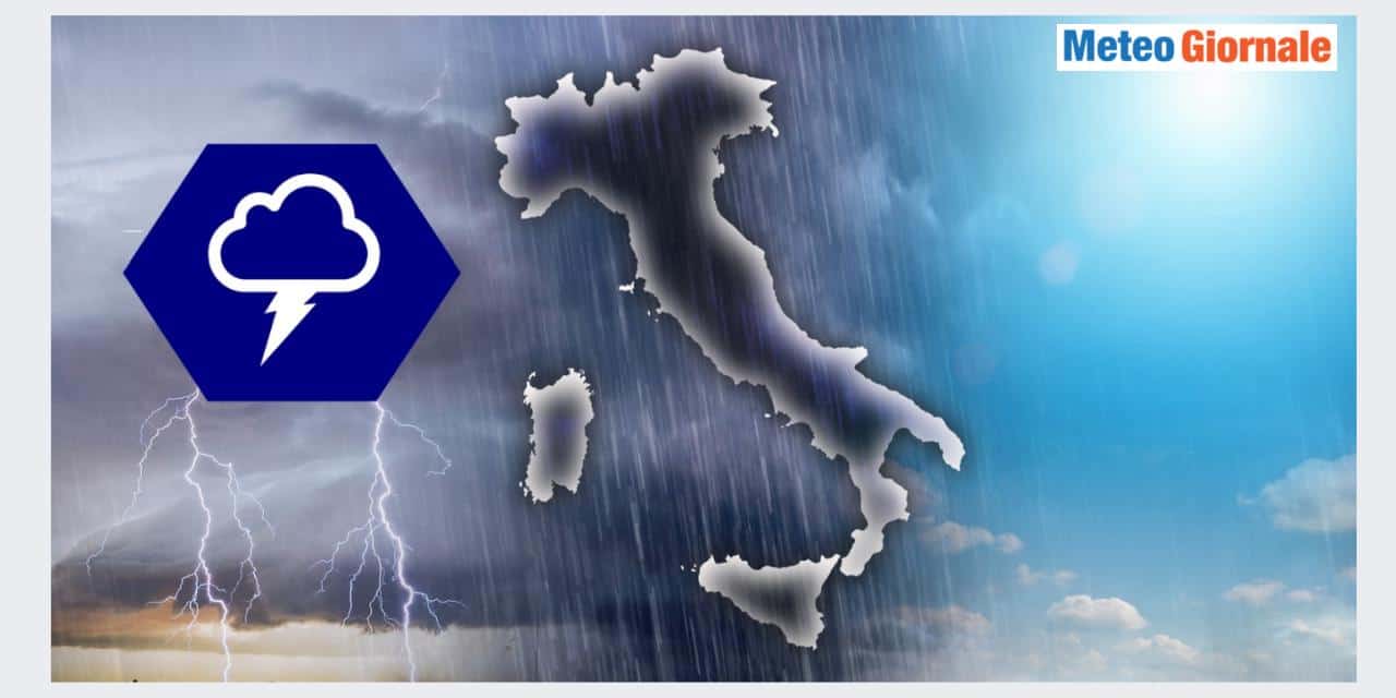 Meteo Weekend con nuovi temporali in arrivo, ci risiamo ecco dove