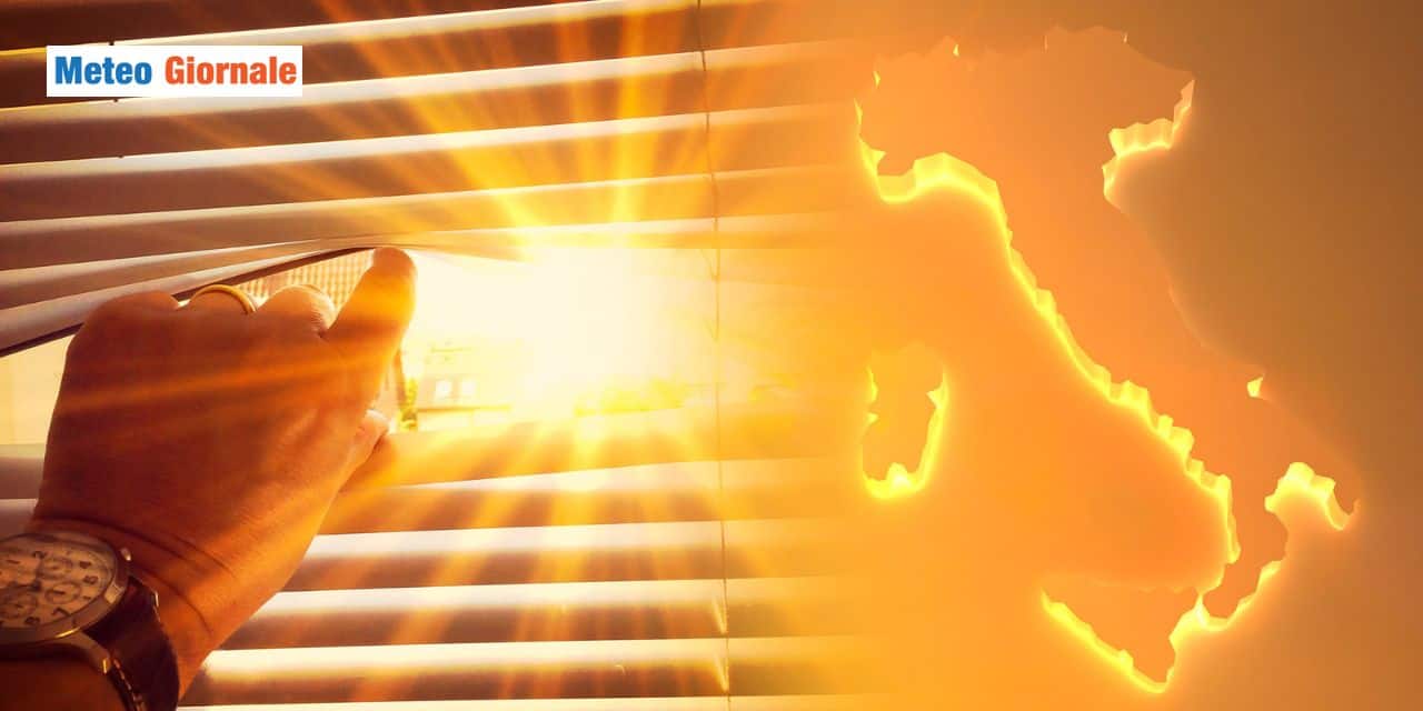 Meteo: caldo estremo, temperature folli, sabbia sahariana!