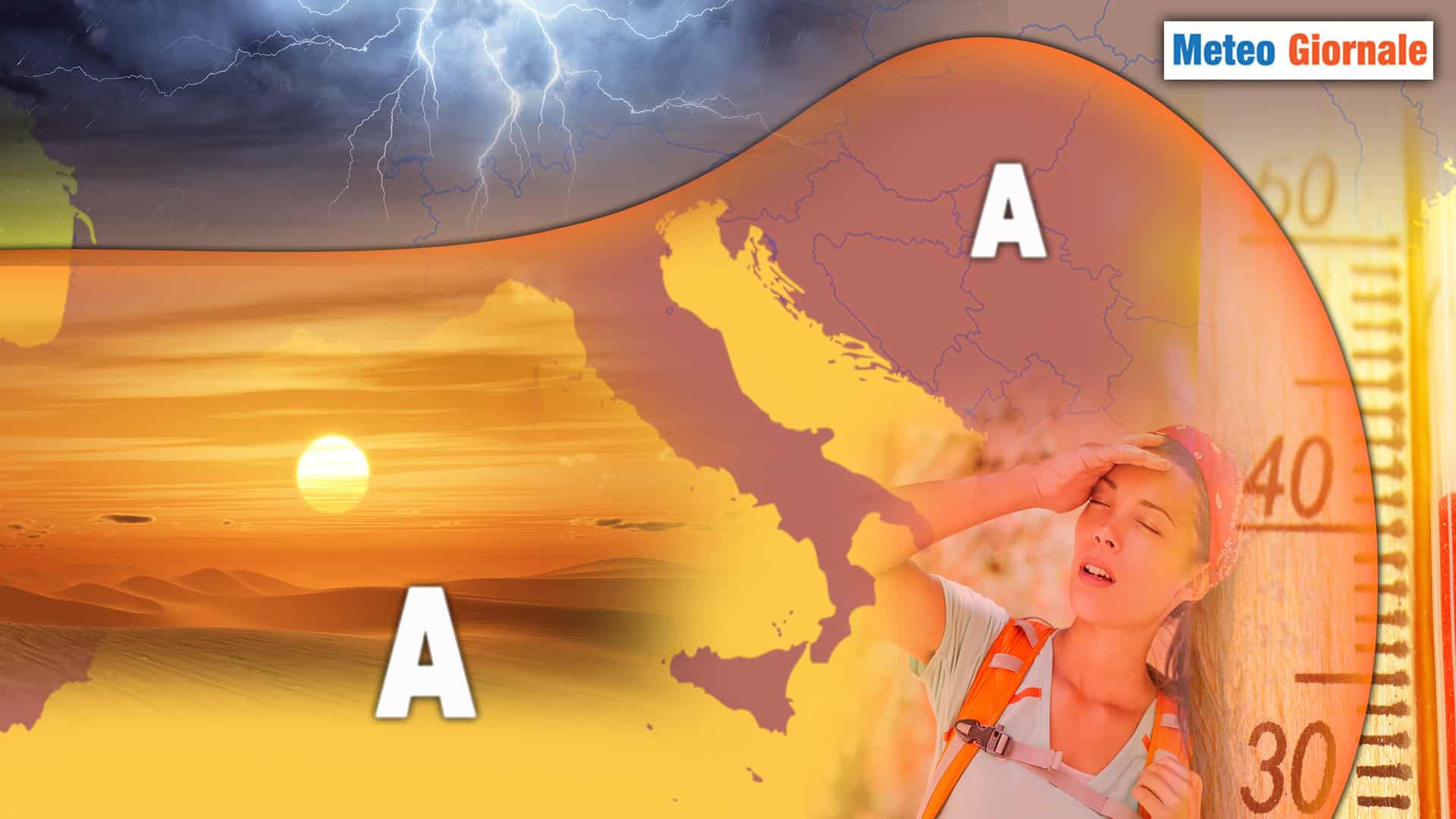 Meteo 10 giorni: esplode la bolla calda africana. Ma ecco che spuntano i temporali