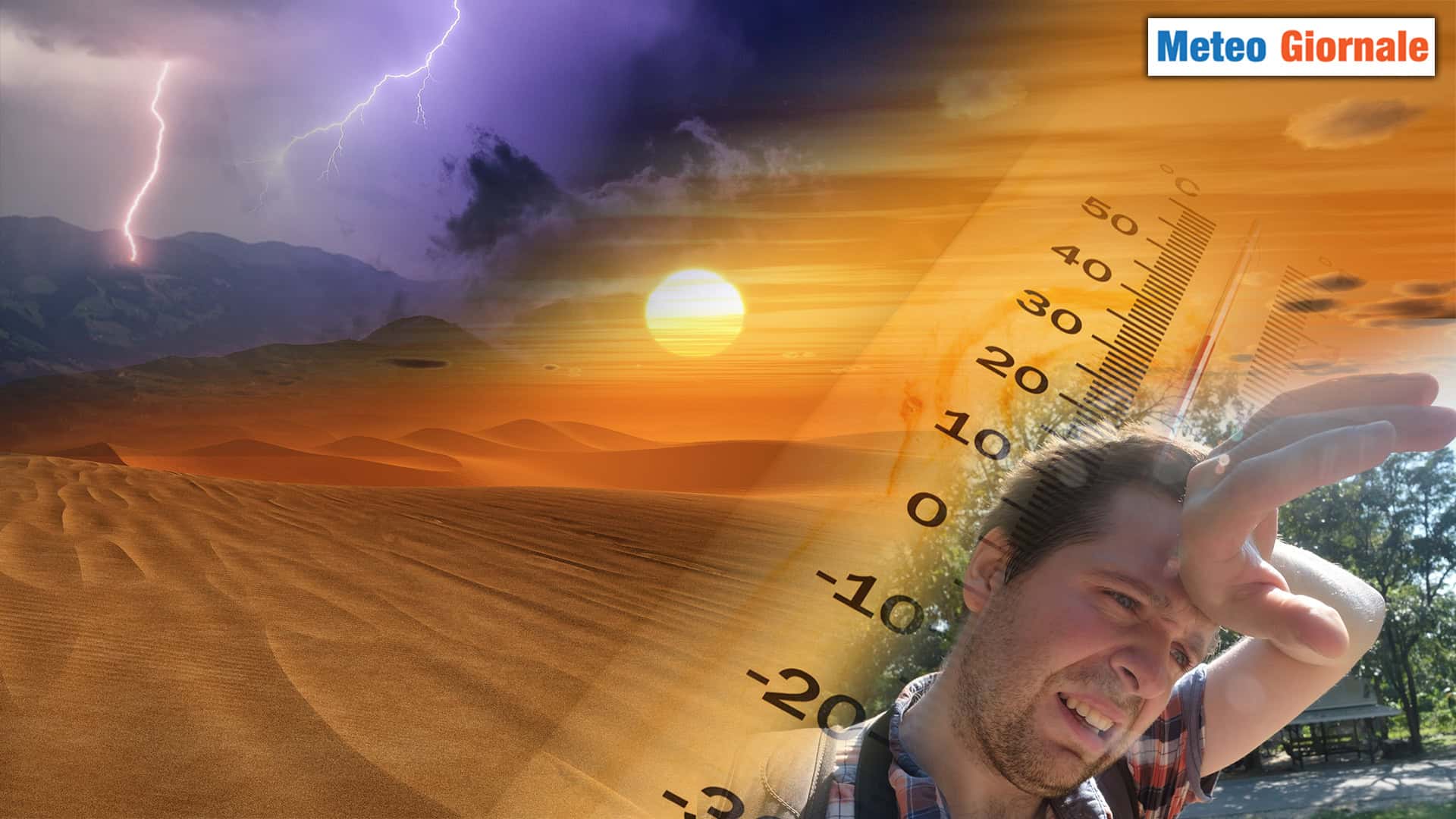 Meteo: Italia divisa tra Temporali al Nord, Canicola al Sud e un Futuro ancora più Caldo