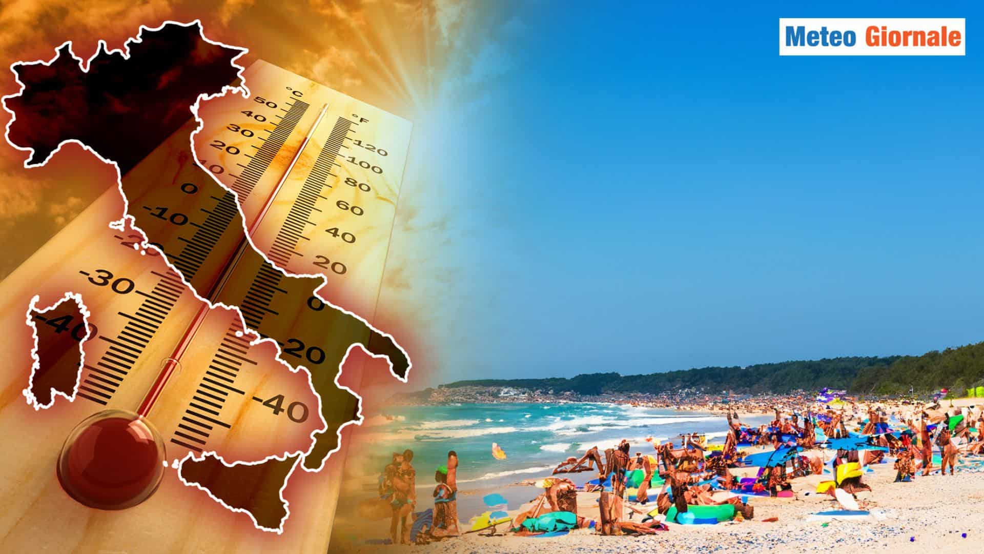 Fine del BREAK ESTIVO, ritorna l'Alta Pressione con CALDO senza eccessi!