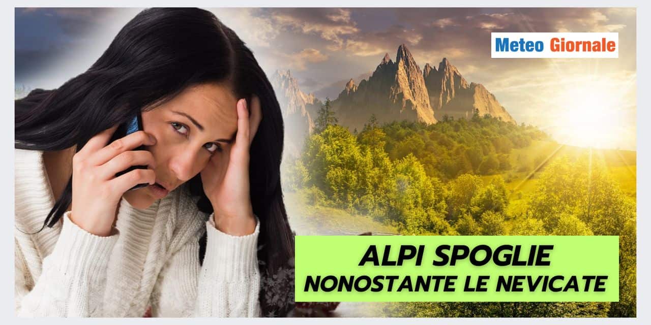 NEVE SPARITA sulle Alpi, il meteo estivo ha fuso tutto