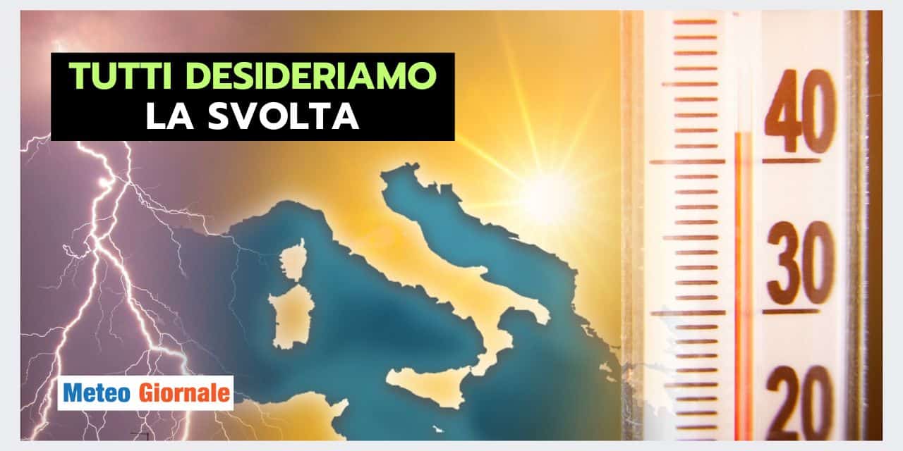 CALDO OPPRIMENTE, la svolta meteo diventa una speranza
