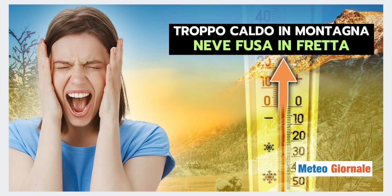 Meteo estivo rovente: grossi danni ai GHIACCIAI, nonostante la neve caduta
