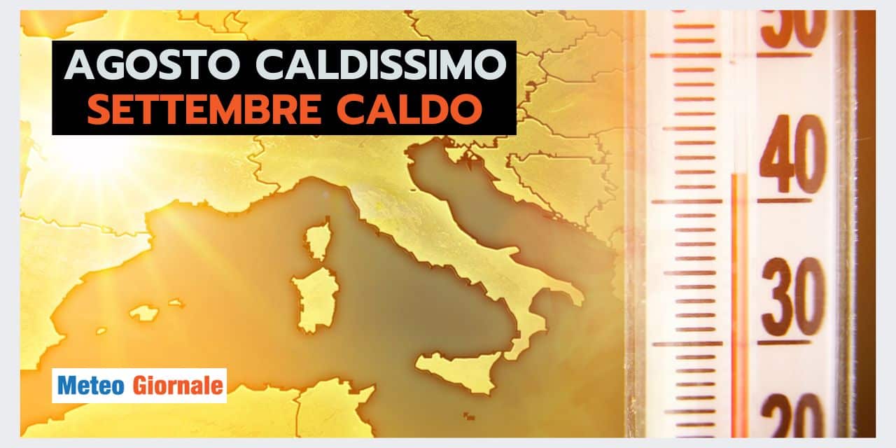 Caldo fino a metà Settembre: possibilità meteo reale