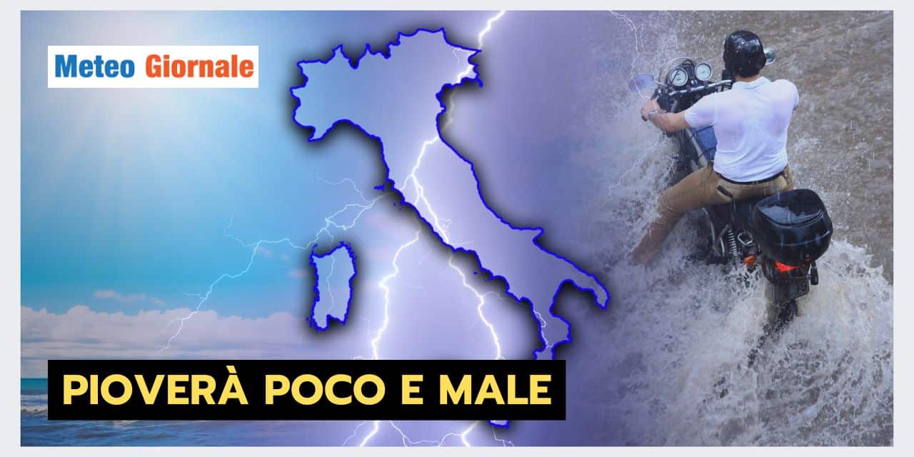 Meteo Settembre: pioverà poco e male, ecco i motivi