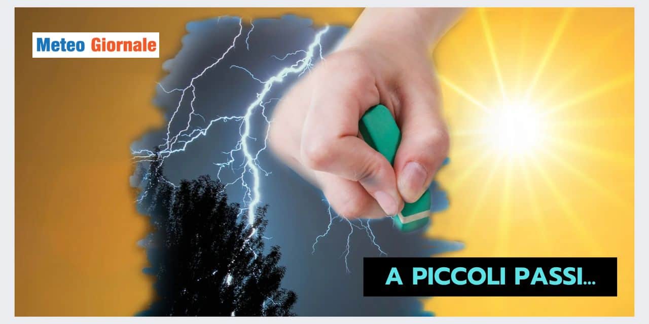 Evoluzione meteo: step-by-step verso la fine del caldo