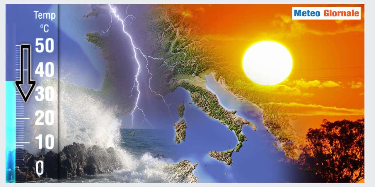 Meteo: tracollo termico temporaneo, presto tornerà il grande caldo