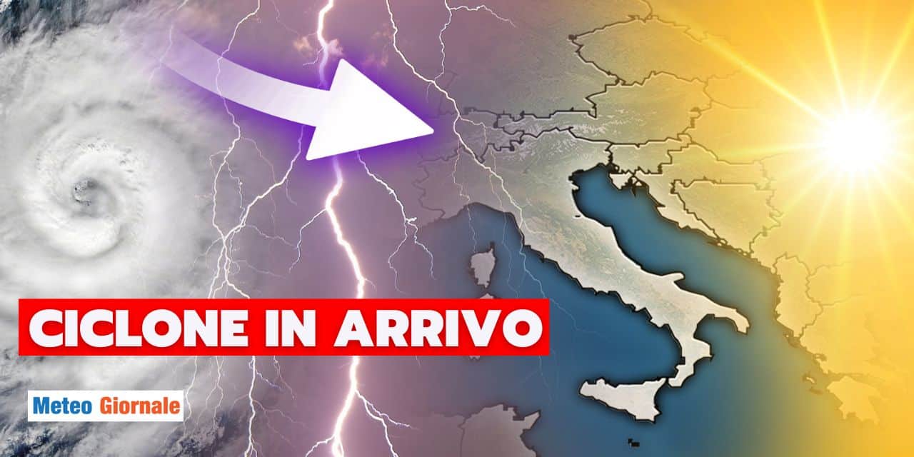 Meteo: ciclone subito dopo Ferragosto, tutta Italia nel mirino