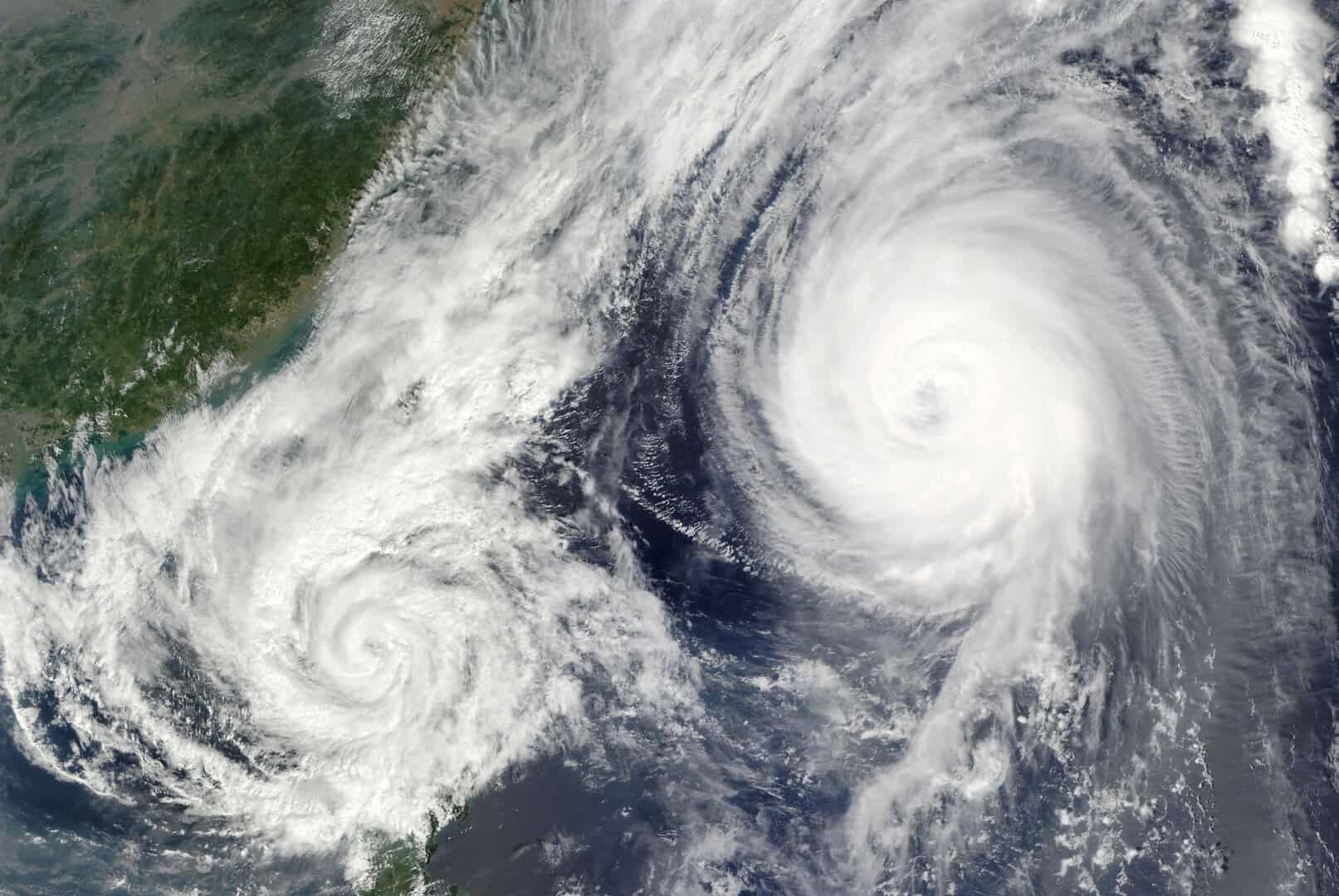 Effetto Fujiwahra: la danza insolita di cicloni tropicali nel Pacifico orientale