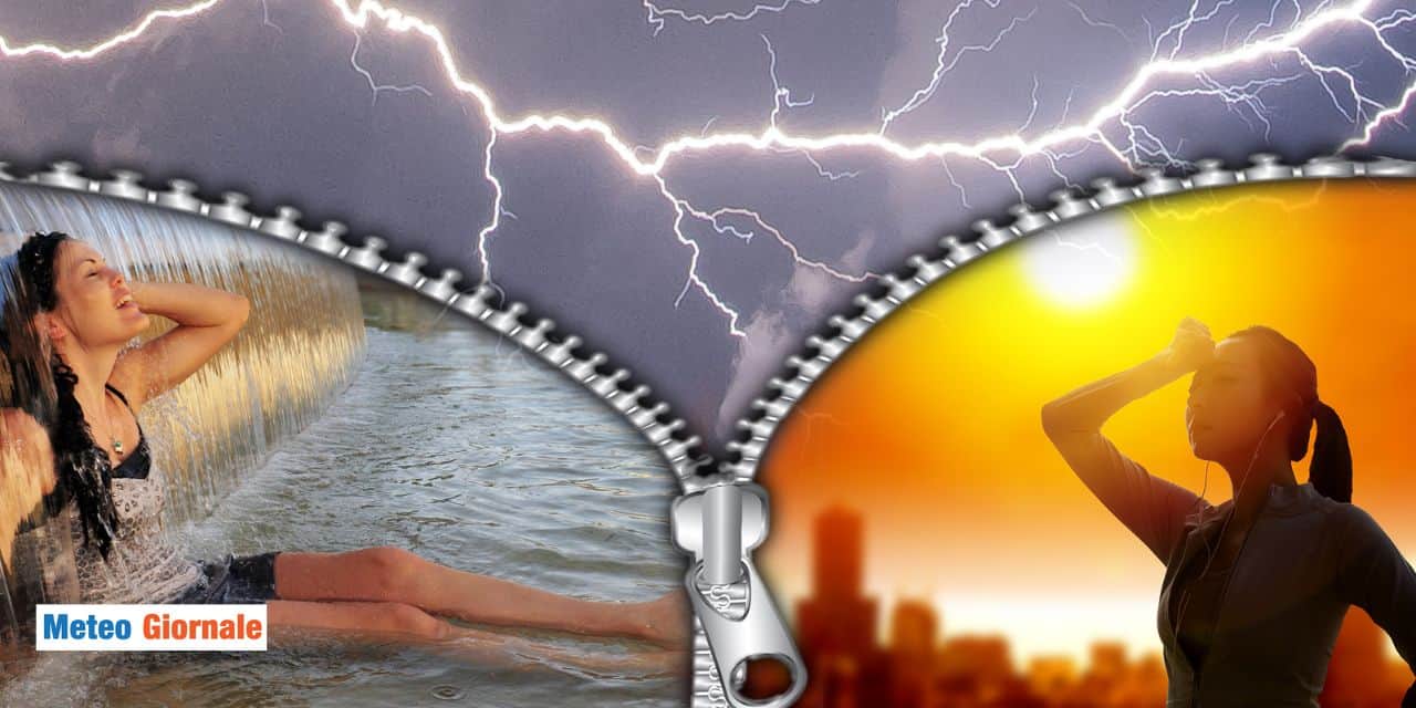 Meteo, modello europeo eloquente: fine del super caldo!