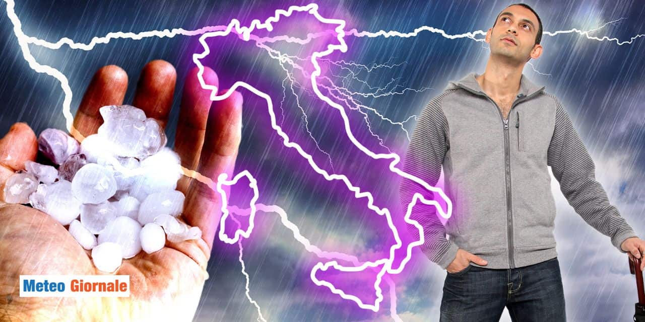 Dal caldo estremo a pioggia e grandine, come cambierà il meteo