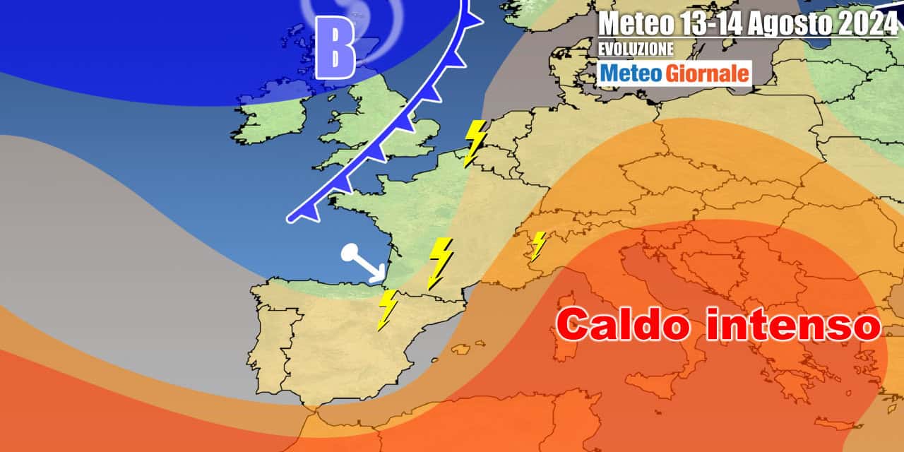 Meteo Italia: caldo africano al top, ma in settimana temporali in arrivo