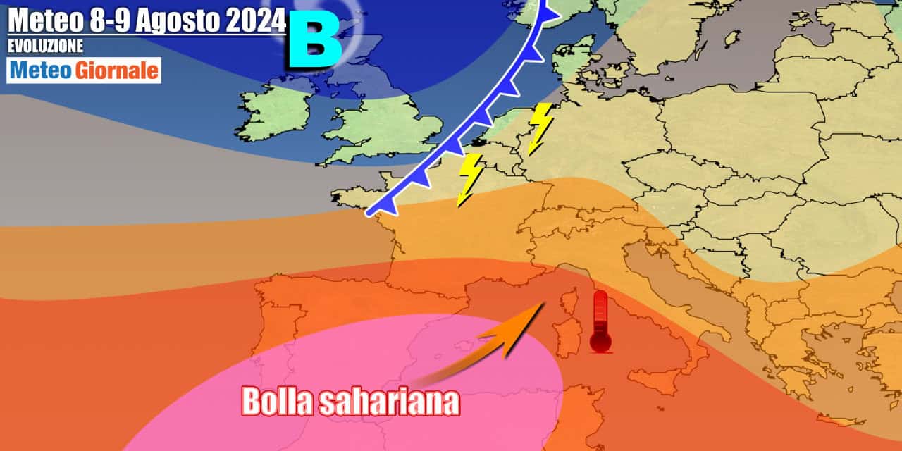 Meteo Italia: caldo africano in arrivo, tornano i 40 °C