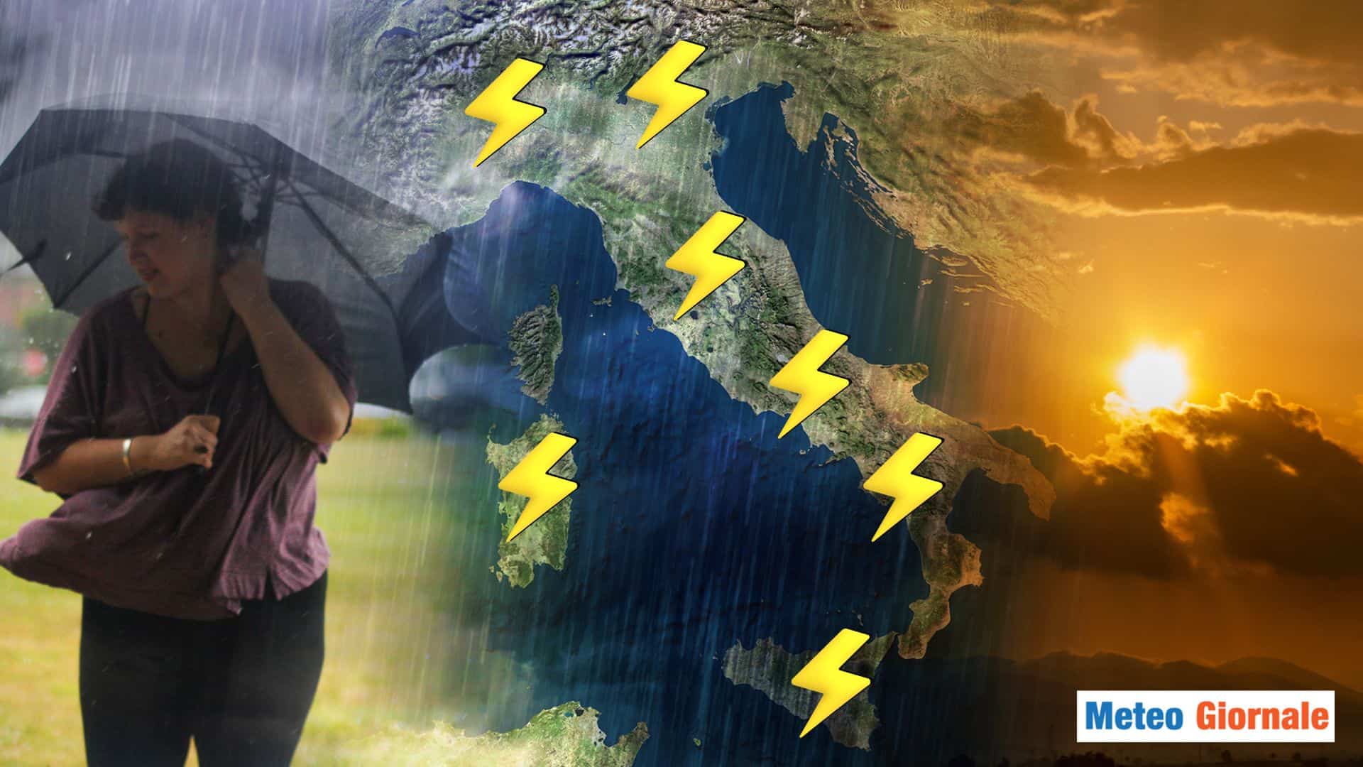 Domani, meteo con altri forti temporali al Nord, in estensione al resto d’Italia. I dettagli
