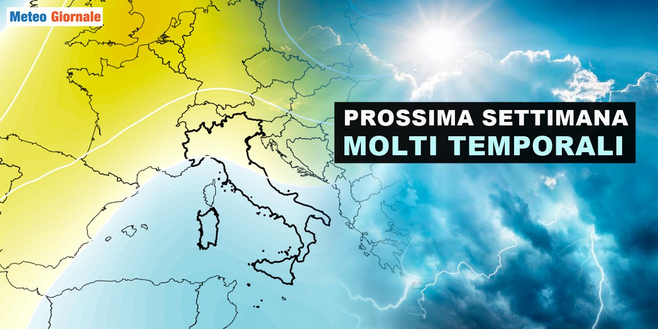 Previsioni meteorologiche: settimana caratterizzata da instabilità intensa a tratti meteo prossima setitimana instabilita 2408 - Previsioni meteorologiche: settimana caratterizzata da instabilità intensa a tratti