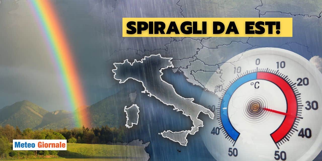 Meteo: spiragli di salvezza direttamente dall'est Europa