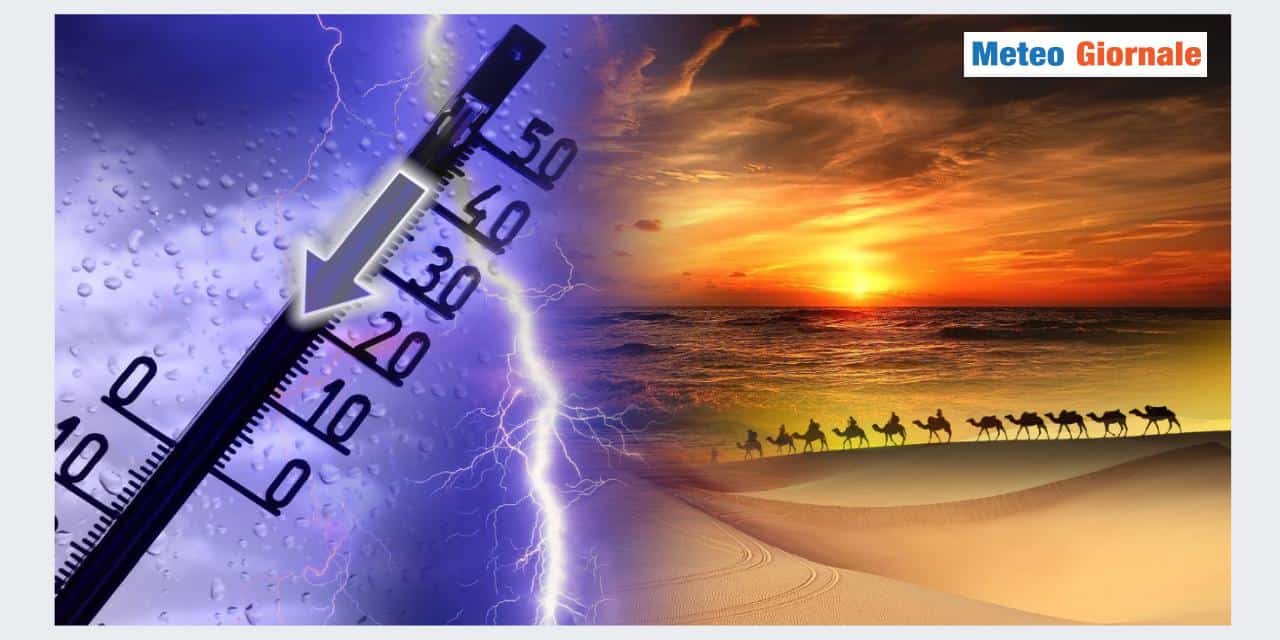 Meteo: ecco i primi temporali, vediamo quando irromperà il fresco