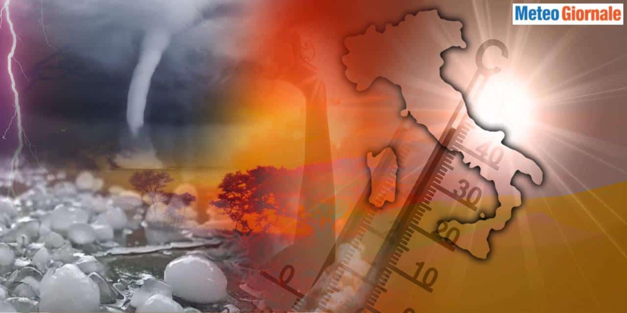 Meteo: tornano temporali e grandine, dal caldo al brusco crollo termico