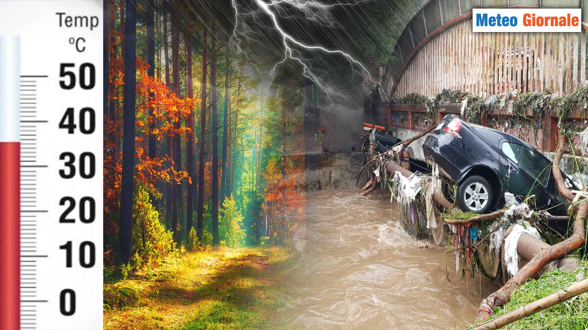 Previsioni METEO ottobre: caldo e rischio eventi estremi