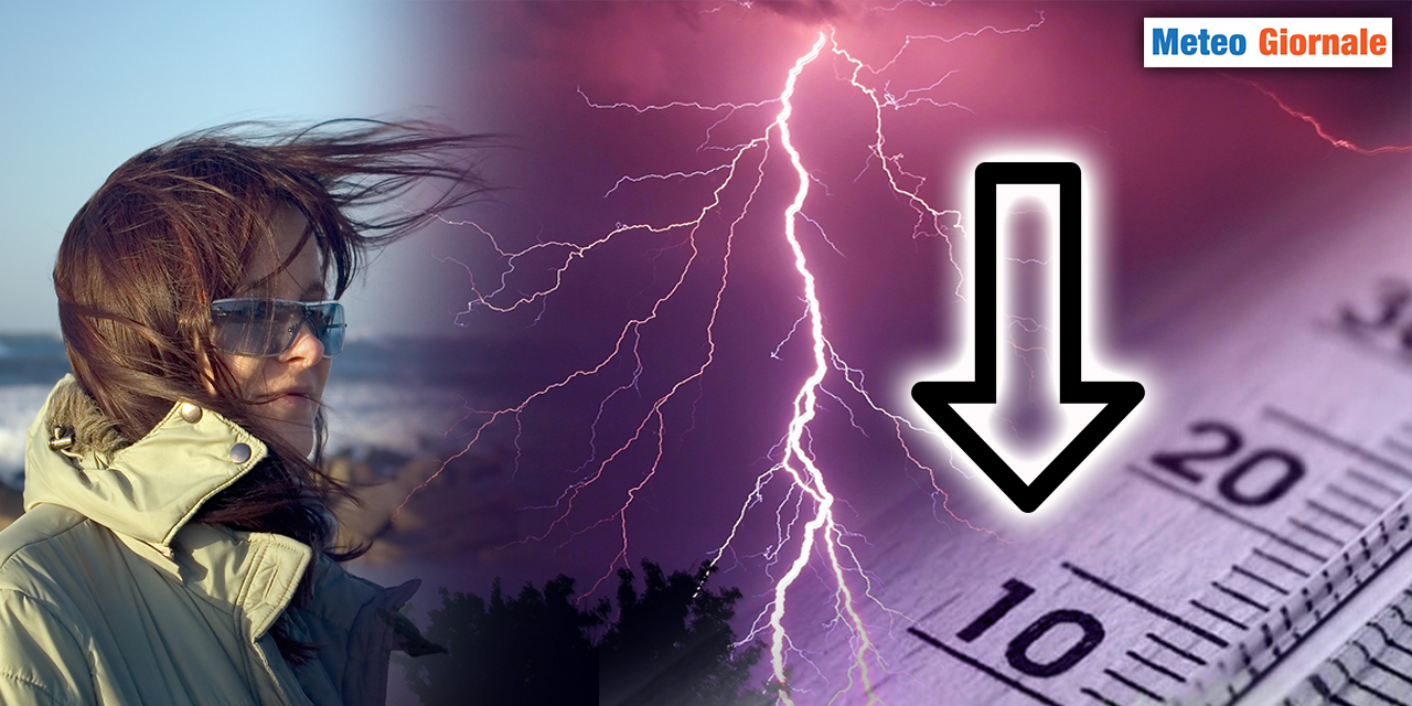 250924 C - Previsioni meteo: Nuova perturbazione nel weekend con temporali e crollo delle temperature