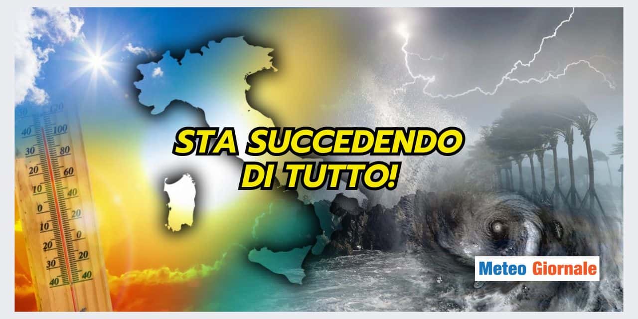 Succede di tutto nel meteo di fine Settembre