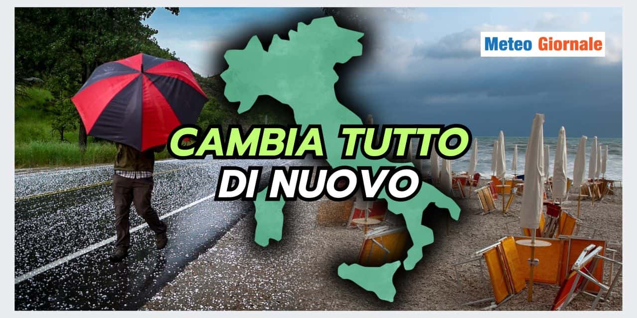 Meteo Italia: breve tregua poi cambia tutto ancora una volta