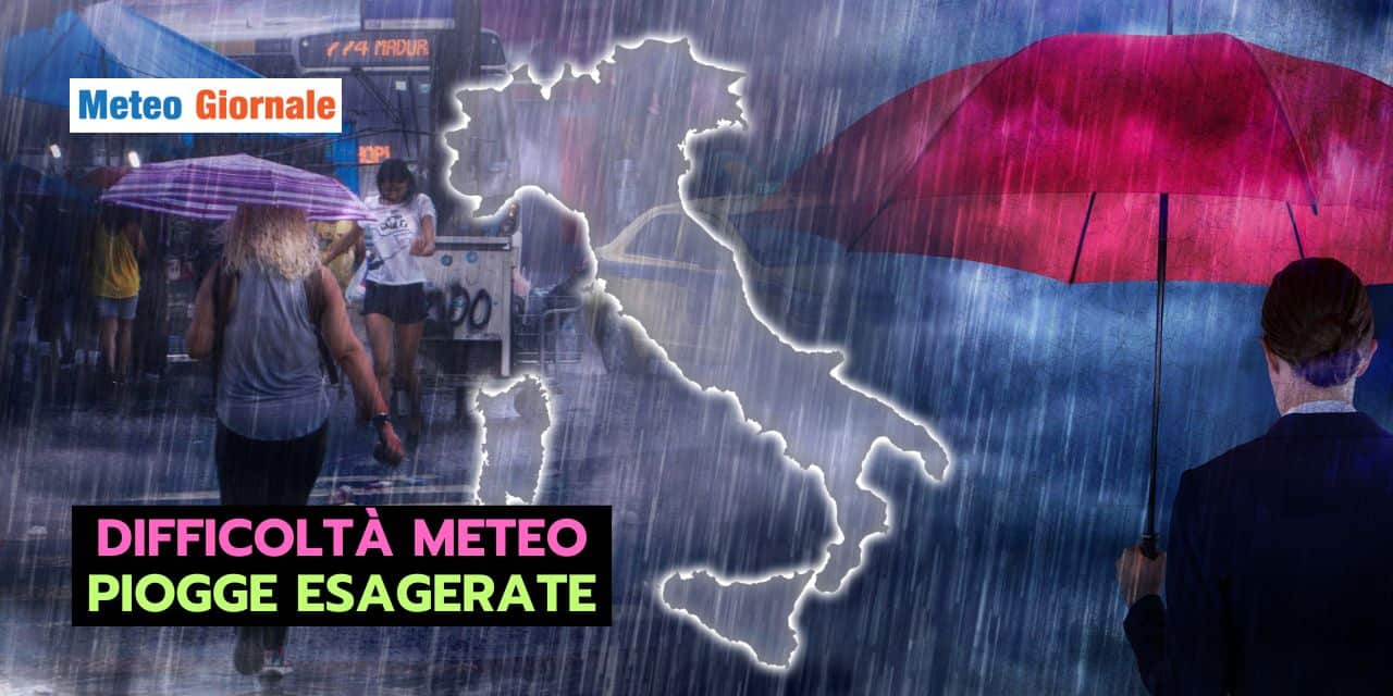 Dalla siccità alle piogge esagerate: un problema meteo notevole