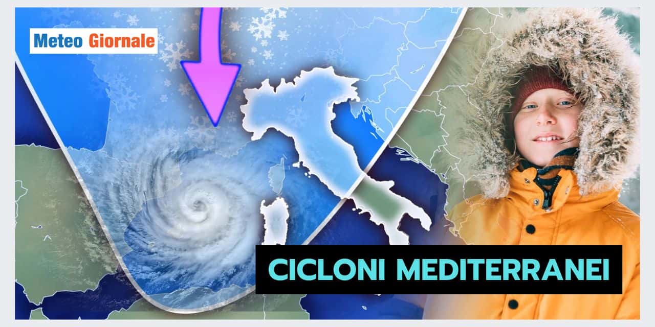 Cicloni mediterranei: fenomeni meteo oggetto di studi