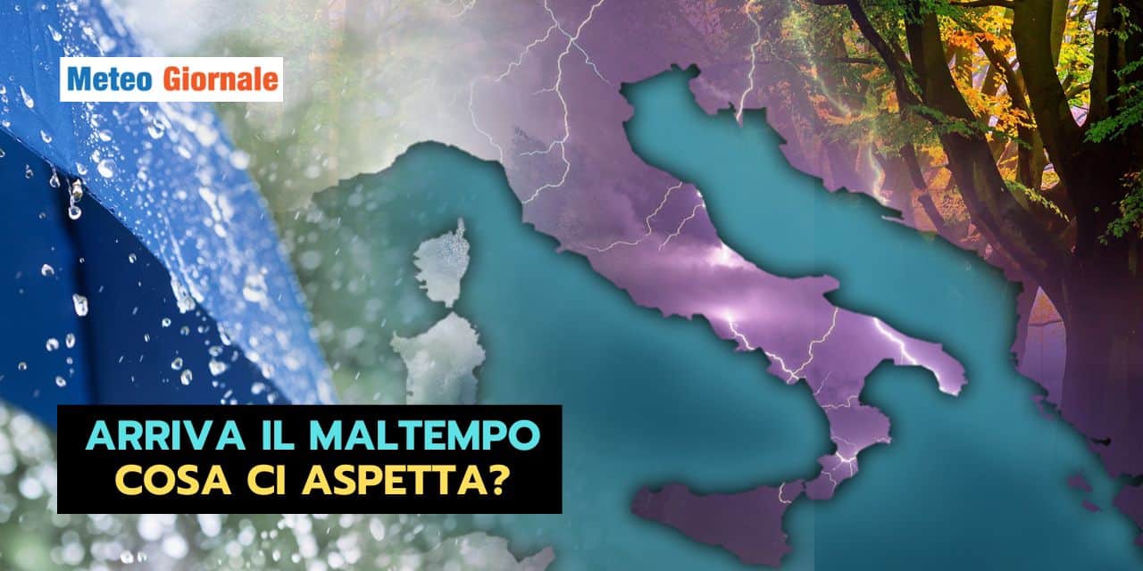 Maltempo in arrivo! Ma il meteo del weekend cambierà