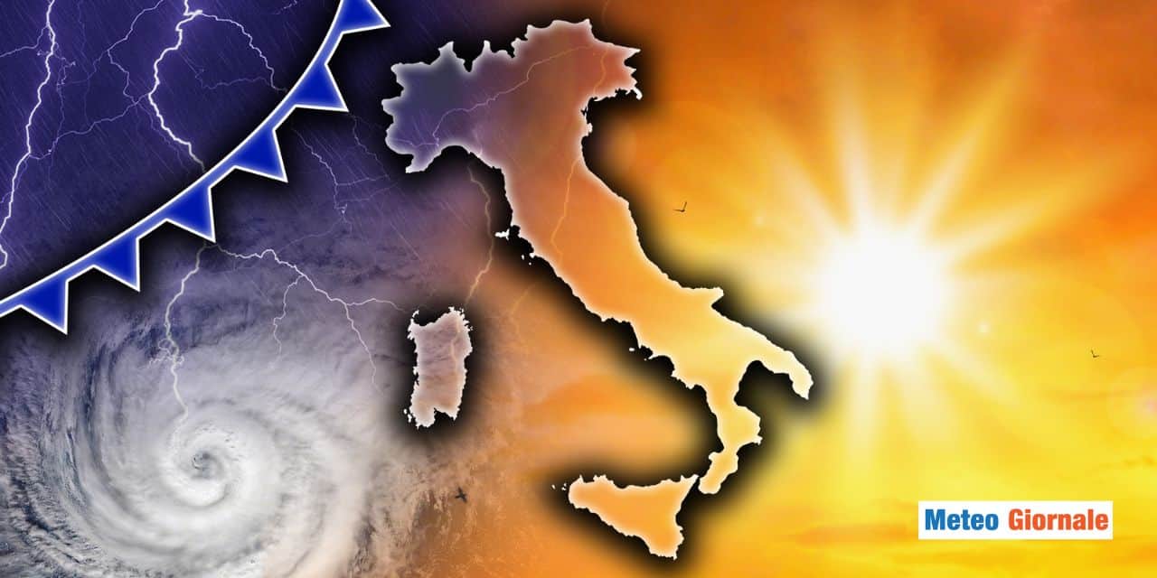 Meteo: breve pausa, poi altra forte perturbazione tra lunedì 23 e mercoledì 25