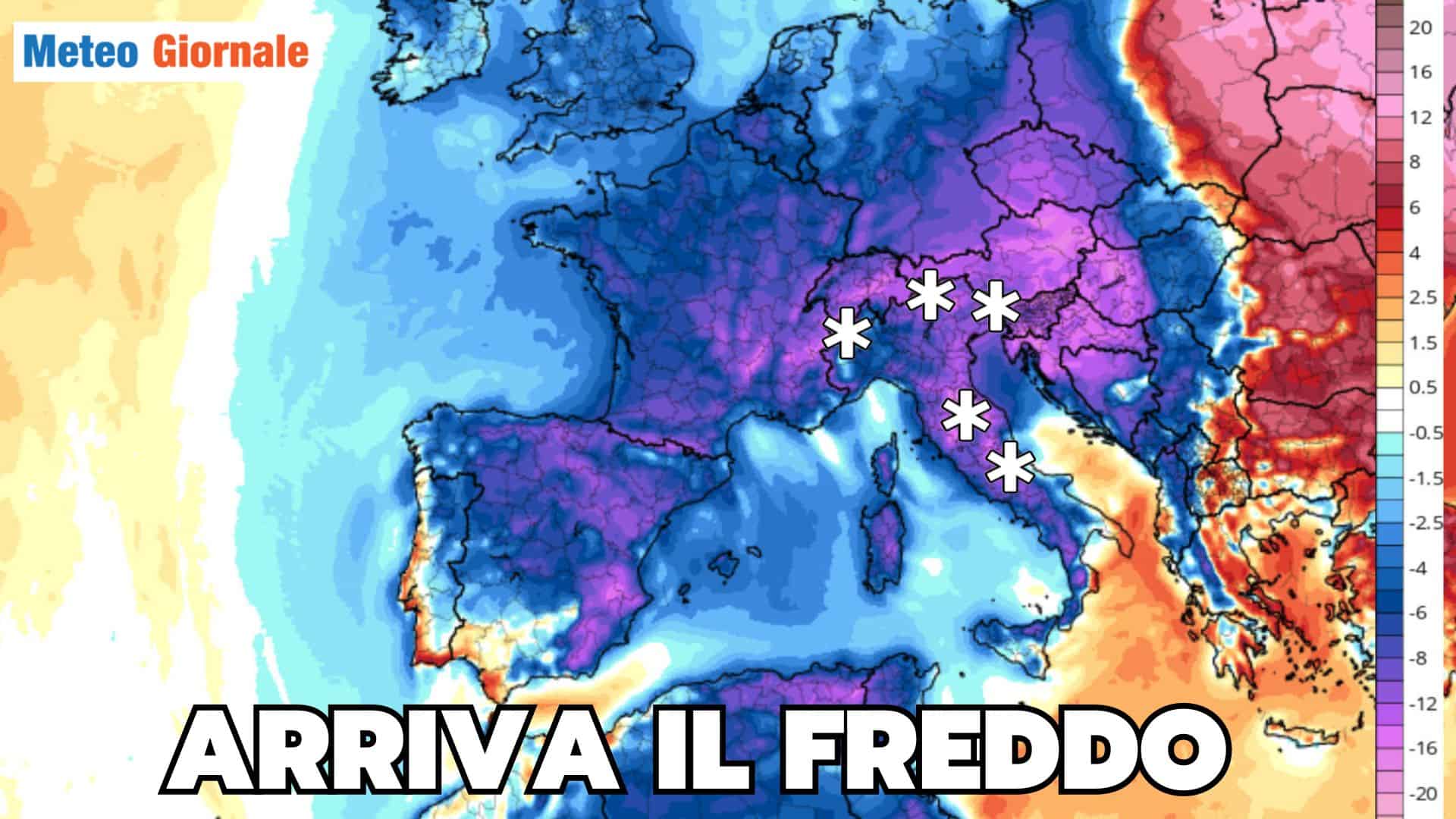 Meteo, dal caldo tropicale alla prima neve a quote basse