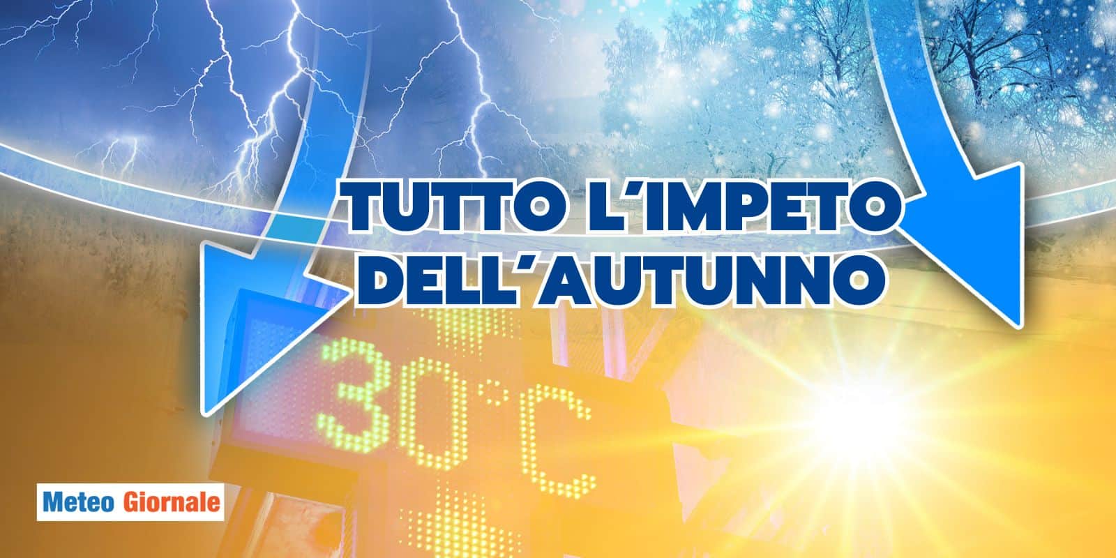 Sbalzati da un estremo meteo all'altro: ma che Autunno è?