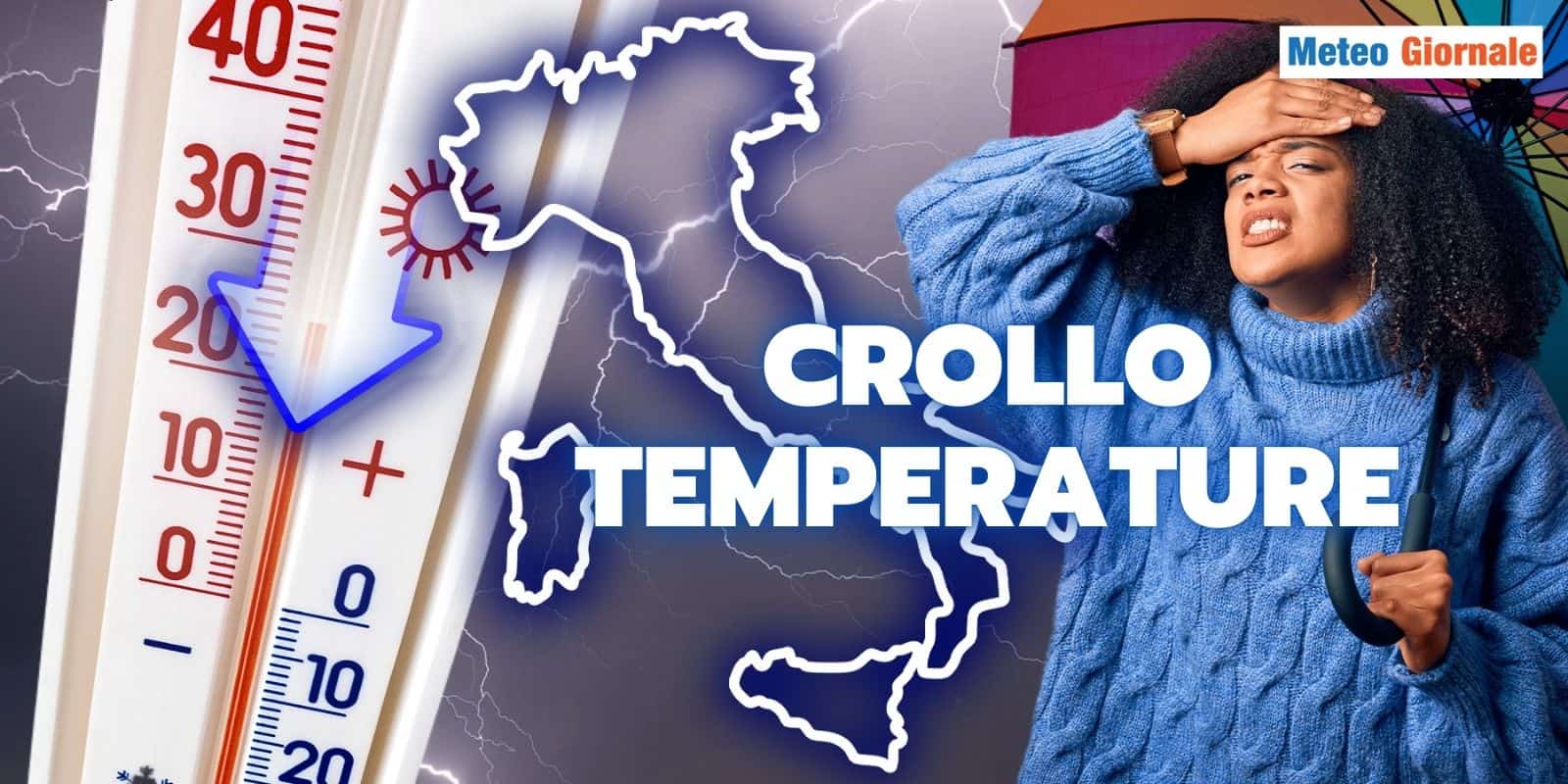 Temperature: un vero crollo... e il meteo promette altre sorprese