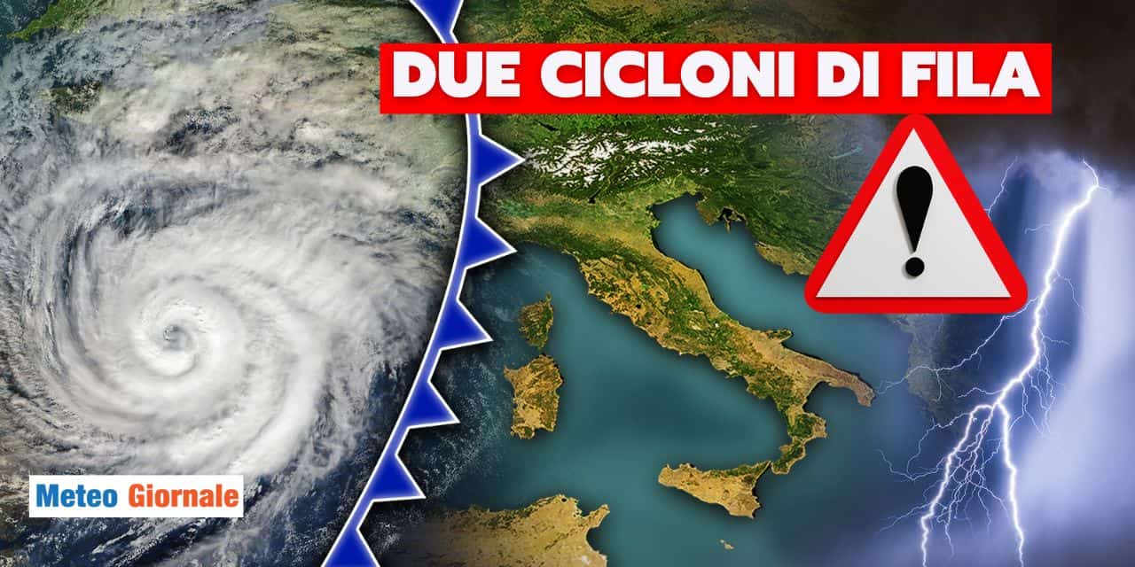 Meteo: due cicloni di fila, Ottobre ingrana la marcia
