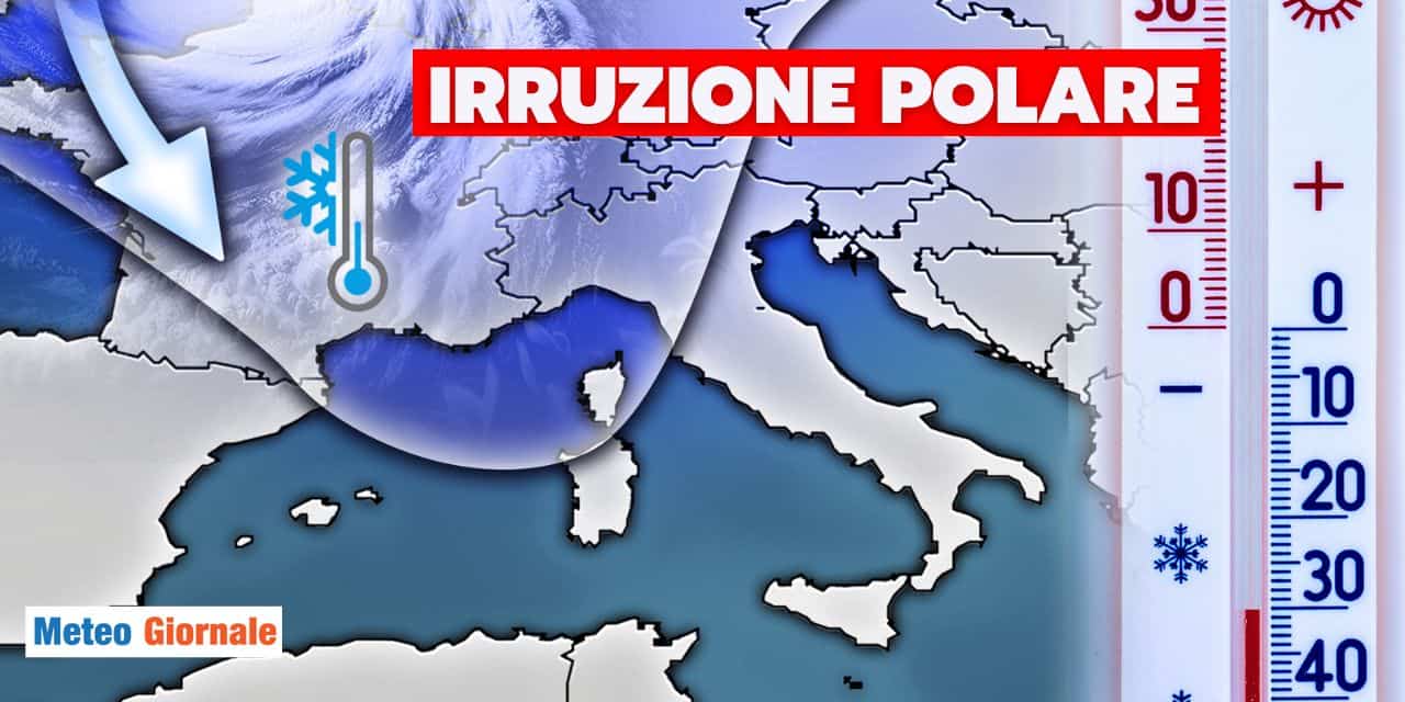Meteo: irruzione fredda polare punta l'Europa, i rischi per l'Italia